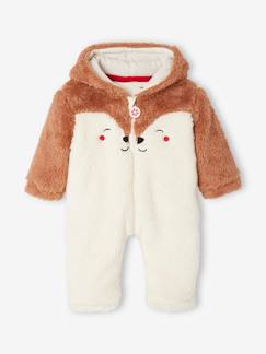 Baby-Pyjama, surpyjama-Onesie 'Kerstrendier' voor baby's met pluche-effect