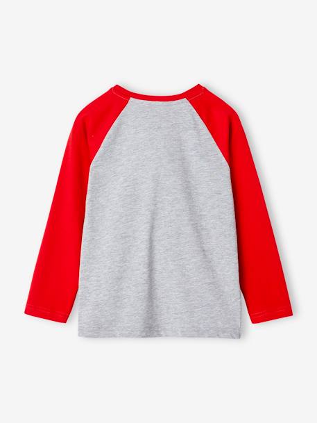 Jongens-T-shirt 'Kerstman' rood - vertbaudet enfant 