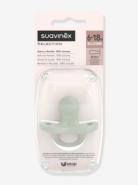 Fopspeen met symmetrische speen SX Pro Colour Essence SUAVINEX beige+groen+hemelsblauw+lichtroze - vertbaudet enfant 