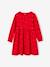 Meisjesfeestjurk met glanzende sterrenprint marineblauw+rood - vertbaudet enfant 