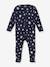 Fosforescerende sterren babypyjama in fleece PETIT BATEAU blauw - vertbaudet enfant 