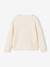 Kerstcadeauverpakking 'Renne' jacquard trui + 2 scrunchies voor meisjes ecru+lichtroze - vertbaudet enfant 