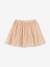 Tule rokje met glitters voor meisjes ecru+iriserend beige+nude - vertbaudet enfant 