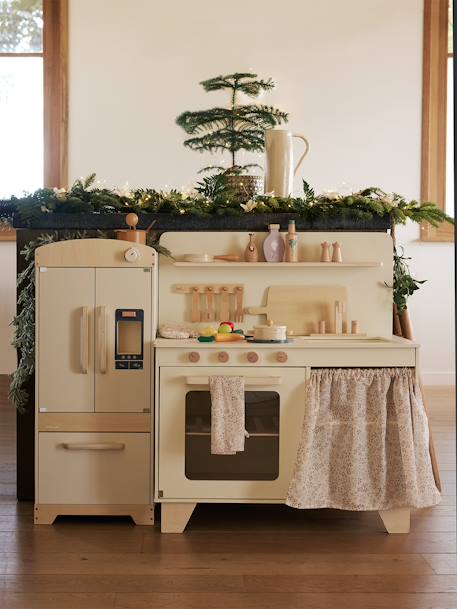 Kitchenette met FSC® houtgordijn meerkleurig - vertbaudet enfant 