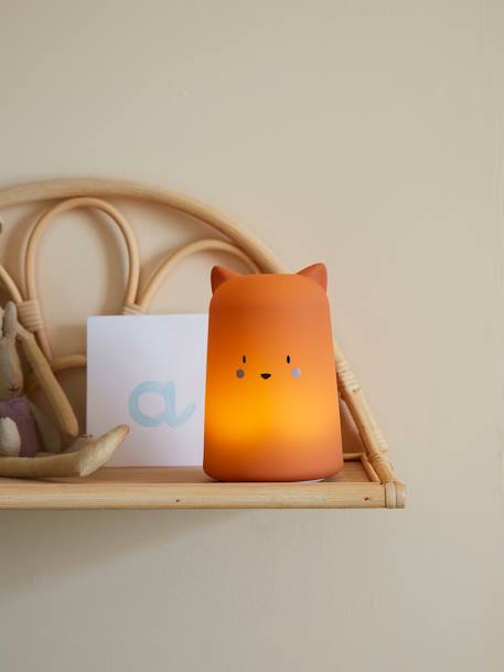 Nachtlamp Vos BRUIN MIDDEN UNI MET DECOR - vertbaudet enfant 