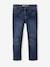 Rechte jeans voor jongens MorphologiK indestructible 'waterless' met heupomtrek medium denim stone+onbewerkt denim - vertbaudet enfant 