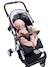 Deken BEABA Babynomade® met fleece voering roze (poederkleur) - vertbaudet enfant 
