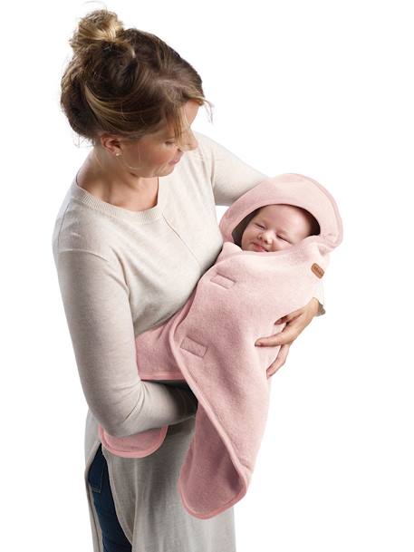 Deken BEABA Babynomade® met fleece voering roze (poederkleur) - vertbaudet enfant 