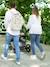 Luiertas in rugzakmodel Family Club Signature CHILDHOME bruin+ecru+groen - vertbaudet enfant 
