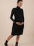 Trui-jurk voor zwangere vrouwen van fijn tricot Fanette Ls ENVIE DE FRAISE zwart - vertbaudet enfant 