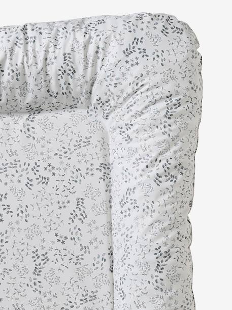 Verschoningsmatras VERTBAUDET Leeuwen welp beige, bedrukt+ecru+groen, bedrukt+WIT GEDRUKTE - vertbaudet enfant 