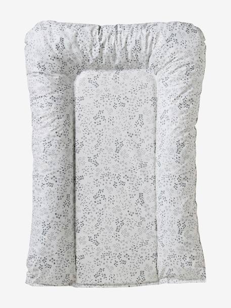 Verschoningsmatras VERTBAUDET Leeuwen welp beige, bedrukt+ecru+groen, bedrukt+WIT GEDRUKTE - vertbaudet enfant 