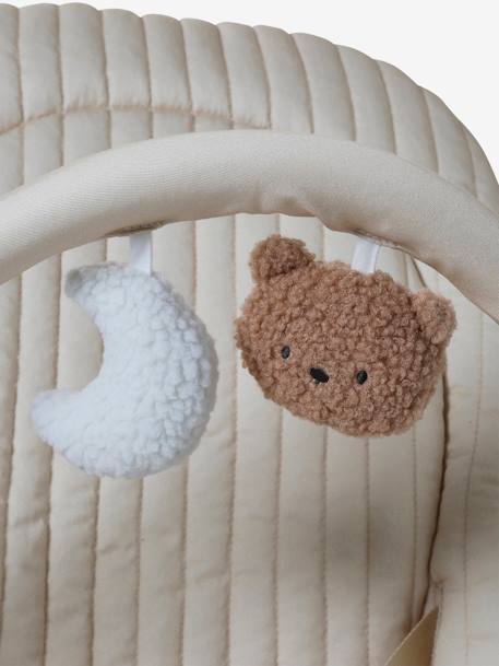 Transat met Babydream-boog beige, bedrukt+ecru+grijs/wit+lindegroen+marineblauw - vertbaudet enfant 