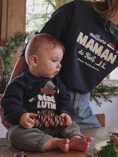 Baby-Trui, vest, sweater-Baby kerst sweatshirt "Happy Family Forever" capsulecollectie