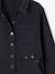 Jumpsuit meisjes met 'worker'-stijl antraciet - vertbaudet enfant 
