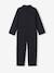 Jumpsuit meisjes met 'worker'-stijl antraciet - vertbaudet enfant 