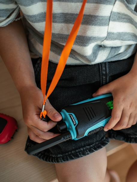 Kidytalk - Oplaadbare Walkie Talkie - KIDYWOLF blauw+groen+nude - vertbaudet enfant 