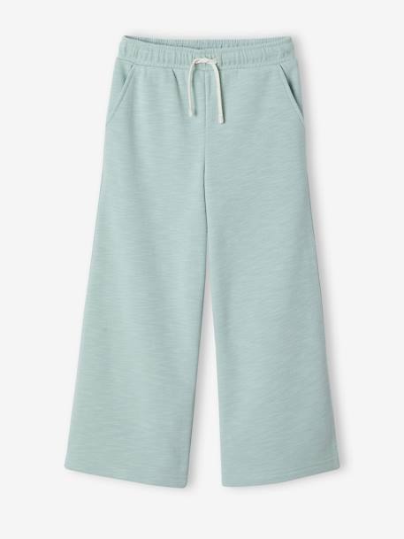 Wijde joggingbroek voor meisjes blauwgroen+groen+marineblauw - vertbaudet enfant 