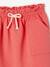 Fleece rok voor meisjes chambrayblauw+groen, gestreept+rood - vertbaudet enfant 