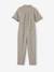 Fleece jumpsuit voor meisjes kaki - vertbaudet enfant 