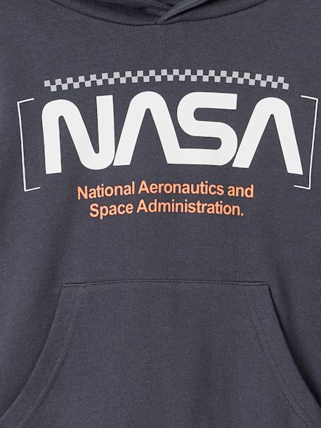 Jongenssweater met capuchon NASA® leiblauw - vertbaudet enfant 