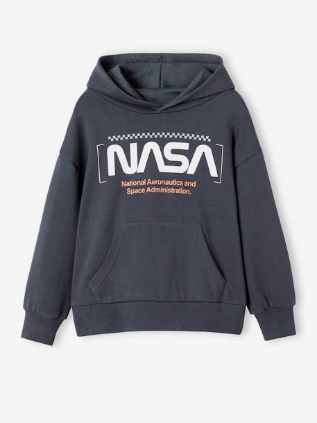 Jongenssweater met capuchon NASA® leiblauw - vertbaudet enfant 