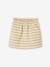 Fleece rok voor meisjes chambrayblauw+groen, gestreept+rood - vertbaudet enfant 