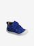 Soepele leren laarsjes voor de eerste stapjes van baby's blauw+felblauw+marineblauw - vertbaudet enfant 