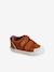 Stoffen sneakers met klittenband babyjongen beige, bedrukt+donkerbruin - vertbaudet enfant 