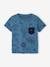 Babyshirt jungle van gevlamde jersey blauw - vertbaudet enfant 