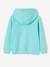 Jongenssweater met rits en capuchon Basics gemêleerd wit+okergeel+pecannoot+rood+turquoiseblauw - vertbaudet enfant 