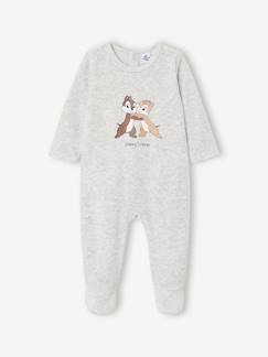 Baby-Pyjama, surpyjama-Babyslaappakje jongens Disney® Tic & Tac van fluweel