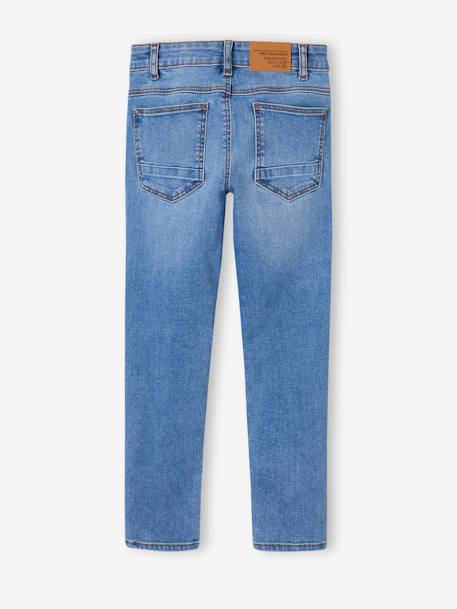 Slim fit jongensjeans Morphologik 'waterless' heupomtrek MEDIUM DENIM DONKERGRIJS+denimgrijs+double stone+RUW DENIM+STONE+zwart denim - vertbaudet enfant 