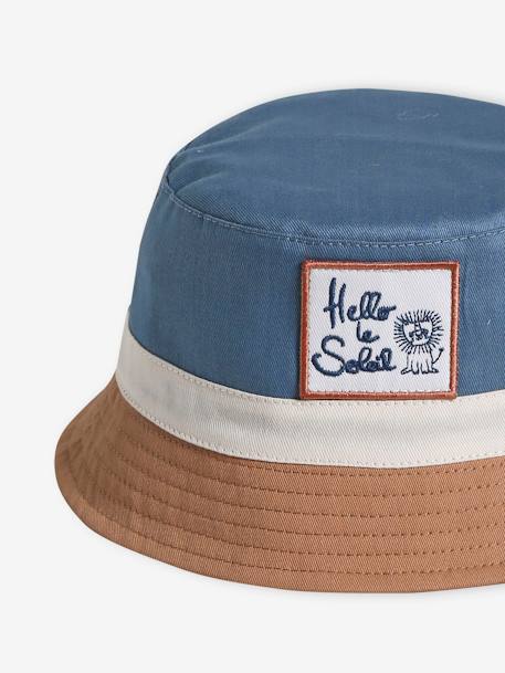 Colorblock muts babyjongens blauw+saliegroen - vertbaudet enfant 
