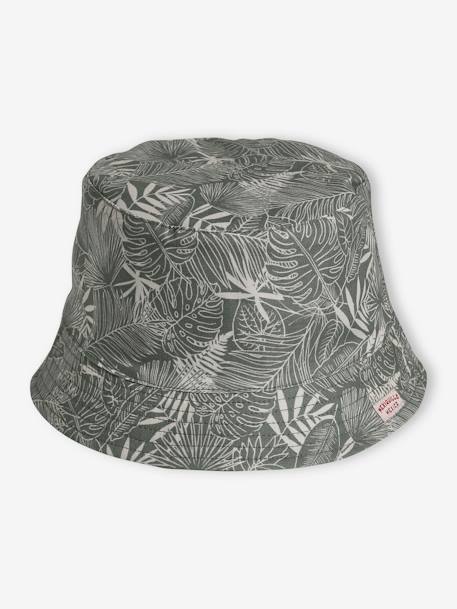 Omkeerbaar hoedje voor jongens met jungleprint dennen - vertbaudet enfant 