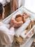 Verschoningsmatras VERTBAUDET Leeuwen welp beige, bedrukt+ecru+groen, bedrukt+WIT GEDRUKTE - vertbaudet enfant 