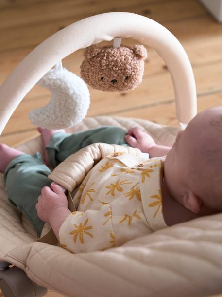 Transat met Babydream-boog beige, bedrukt+ecru+grijs/wit+lindegroen+marineblauw - vertbaudet enfant 