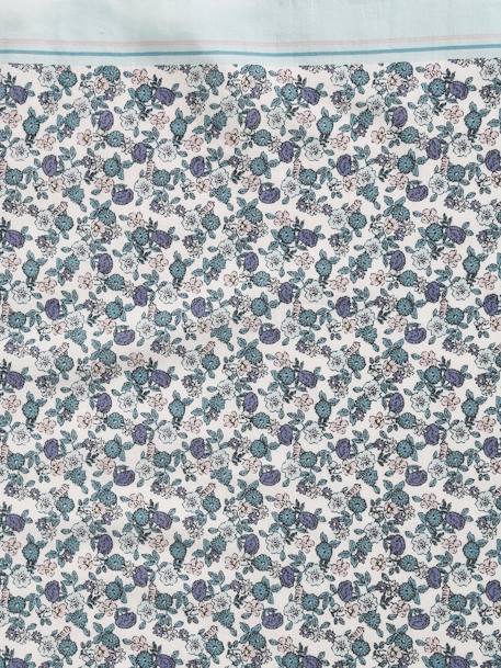 Sjaal met bloemenprint voor meisjes groen - vertbaudet enfant 