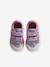 Stoffen tennisschoenen met klittenband voor babymeisjes groen madeliefjesprint+ijsblauw+paars, bedrukt+roze, bedrukt+veel roze+WIT - vertbaudet enfant 