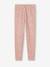 Set van 2 Basics meisjesleggings donkergrijs+indigoblauw+kaki+rozenhout+saliegroen - vertbaudet enfant 