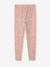 Set van 2 Basics meisjesleggings donkergrijs+indigoblauw+kaki+rozenhout+saliegroen - vertbaudet enfant 