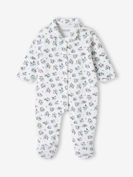 Set van 2 fluwelen pyjamapakjes lichtroze - vertbaudet enfant 