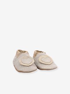 Schoenen-Baby schoenen 17-26-Slofjes-Zacht lederen babyslofjes Baby tiny heart ROBEEZ©