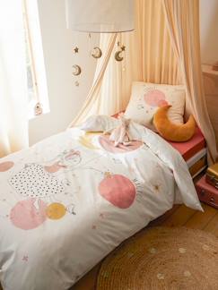 -Set dekbedovertrek + kussensloop voor kinderen met gerecycled katoen PRINCESSE POESIE