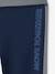 Sportlegging meisjes met zijstroken gemêleerd grijs+marineblauw+MARINEBLAUW+roze (poederkleur) - vertbaudet enfant 