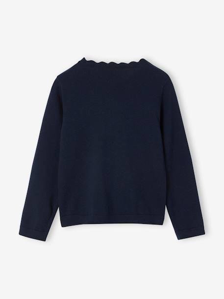 Meisjestrui BASICS personaliseerbaar framboos+gemêleerd beige+groengrijs+marineblauw+pioenroos - vertbaudet enfant 