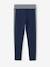 Sportlegging meisjes met zijstroken gemêleerd grijs+marineblauw+MARINEBLAUW+roze (poederkleur) - vertbaudet enfant 