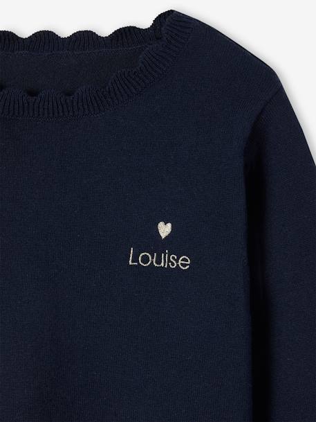 Meisjestrui BASICS personaliseerbaar framboos+gemêleerd beige+groengrijs+marineblauw+pioenroos - vertbaudet enfant 
