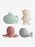 Set van 4 badspeeltjes Sealife - MUSHIE groen+lichtgroen+meerkleurig - vertbaudet enfant 
