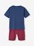 Set pyjama + pyjashort brandweer jongens oceaanblauw - vertbaudet enfant 